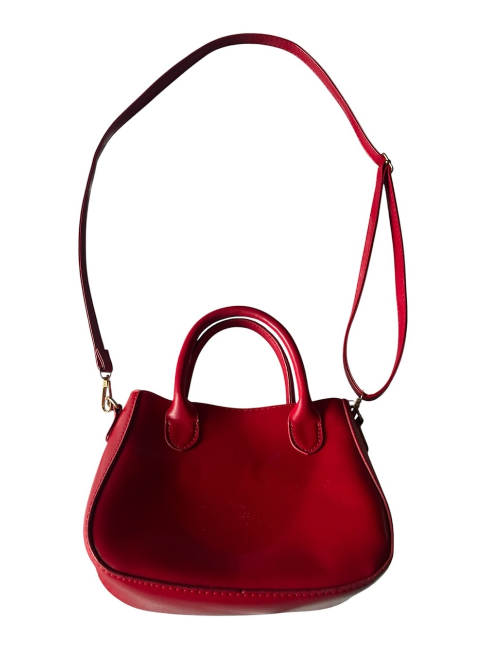 Red Bow Accent Crossbody Bag - Women's Fashion Handbag - Picture 2 of 2